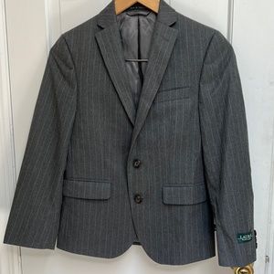 Ralph Lauren boys 2 piece pinstripe suit
